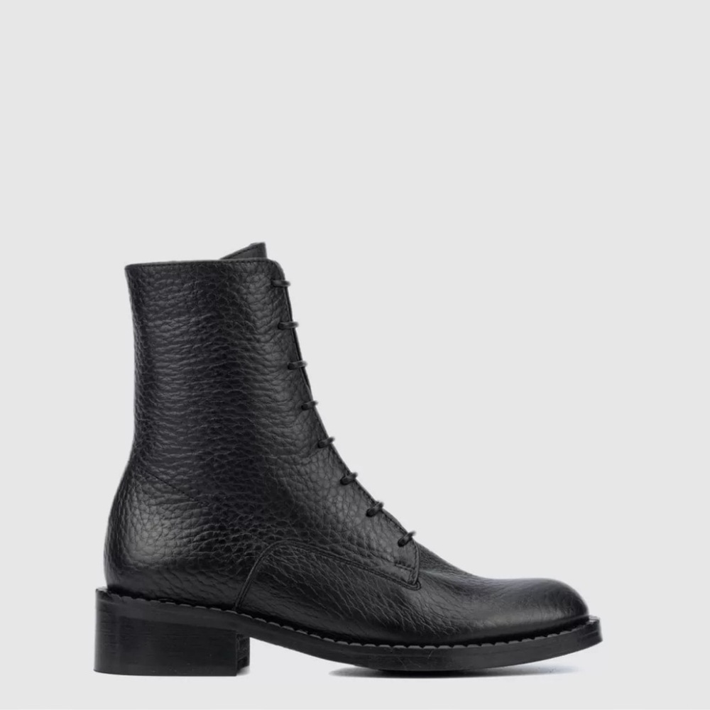 Aquatalia Gianella Leather Lace-Up Boots